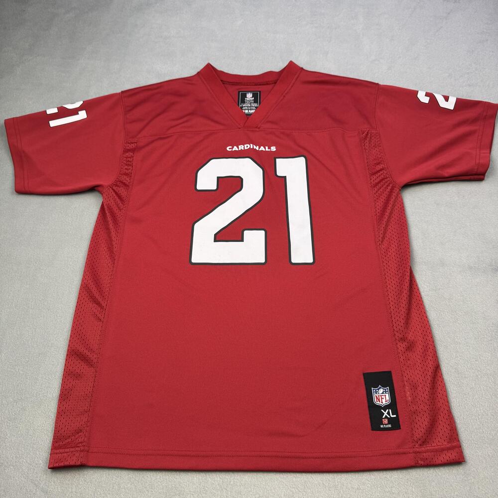 Arizona Cardinals Football Jersey Youth XL Red NFL Team Apparel Peterson 21